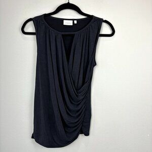 Anthropologie Deletta Drapey Cutout Tank XS